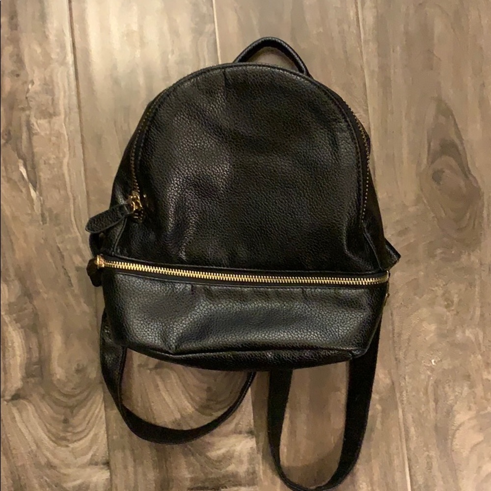 Small, black backpack